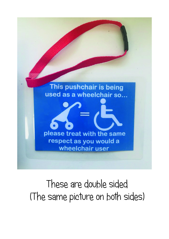 Pushchair Awareness Tag